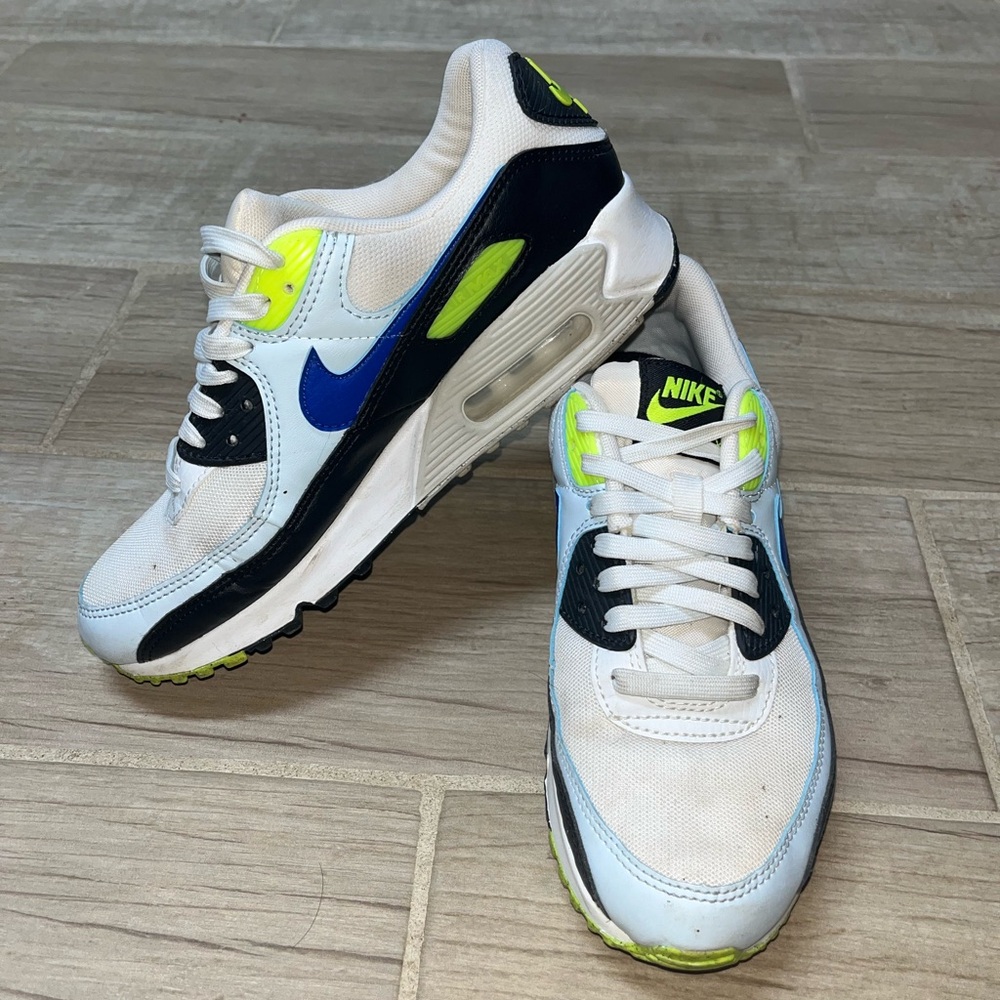 Nike Air Max White and Black with Neon Accents